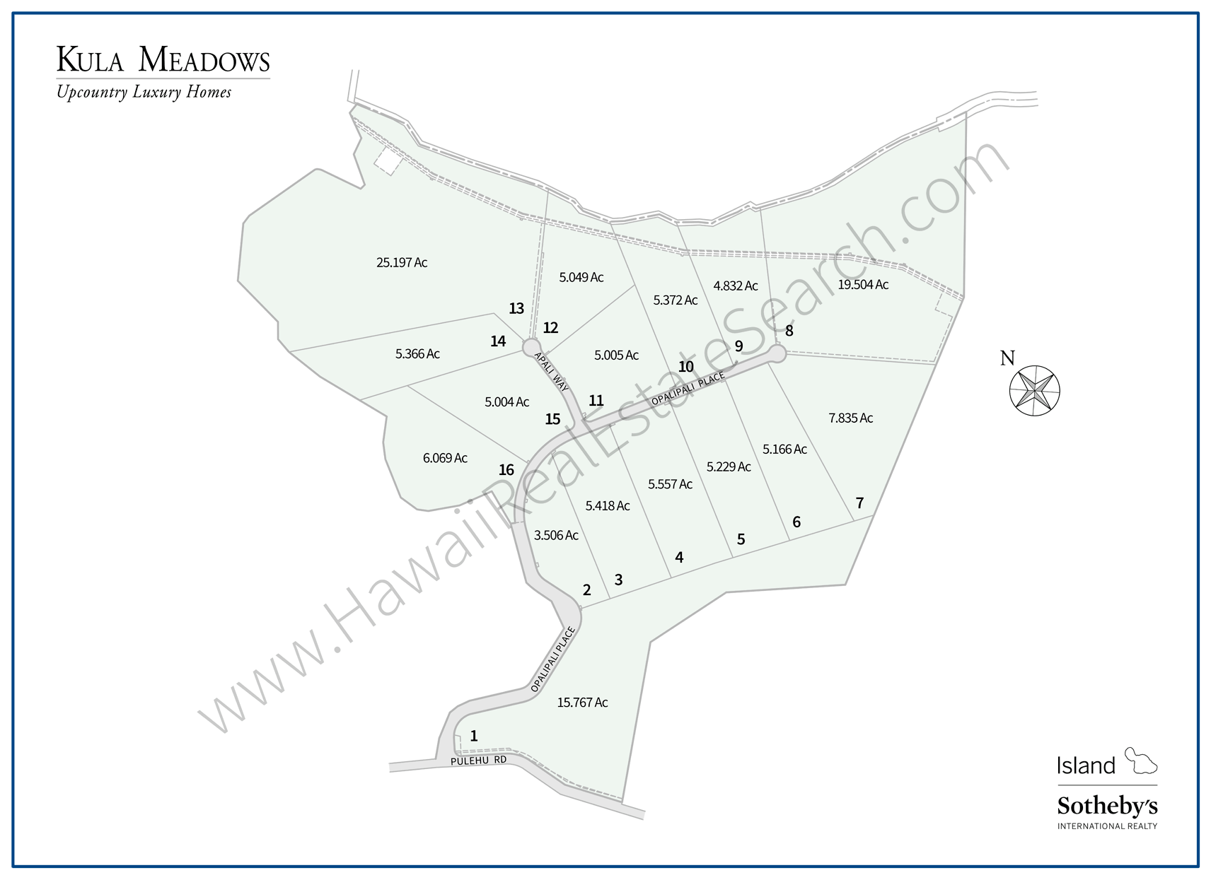 Kula Meadows Map